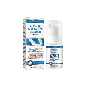 Mousse de nettoyage à plateau/aligneur utilisée <span class=keywords><strong>pour</strong></span> tuer les bactéries et soigner les dents et lutter contre la <span class=keywords><strong>mauvaise</strong></span> <span class=keywords><strong>haleine</strong></span> - Product Image 1