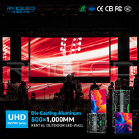 Écran LED de fond de scène P2.5 P2.976 P3.91, taux de rafraîchissement élevé 1920Hz, HD couleur pleine pour application de scène et de concert