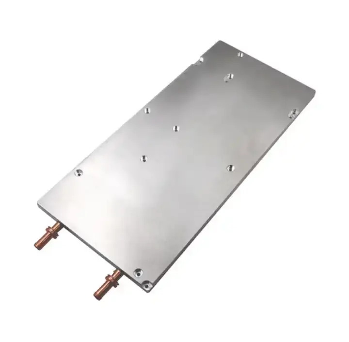 OEM Optic Fiber Plate Aluminum Alloy Large Block Heatsink Water Cooled Plate for Laser Equipment Cooling