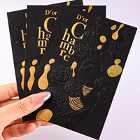 Carte de remerciement personnalisée, imperméable, durable, à gratter, réutilisable, holographique, en relief, pour les petites entreprises, couleur et forme personnalisées