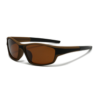 Lunettes de soleil de sport polarisées d'extérieur, lunettes de cyclisme, de pêche, de ski, lunettes colorées carrées, coupe-vent, UV400, tendance, hommes, femmes, OEM ODM