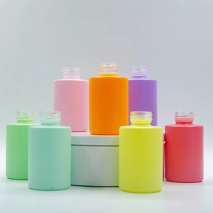 New Design Multi-Color <b>30ml</b> Colored Glass Dropper <b>Bottle</b> Packaging Essential Oil <b>Bottle</b> Screen Printing - Product Image 4