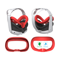 Étui en silicone souple de qualité supérieure pour Q3, coussin facial VR anti-fuite confortable pour accessoires Q3