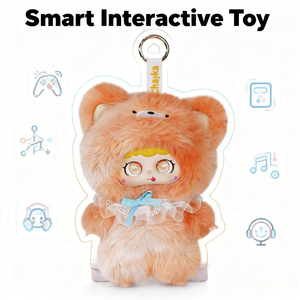 Série Sweetheart, pouf en peluche AI, thème animal, coloré, super doux, compagnon parlant pour garçons, jouet confortable et cadeau d'<span class=keywords><strong>anniversaire</strong></span> - Product Image 2