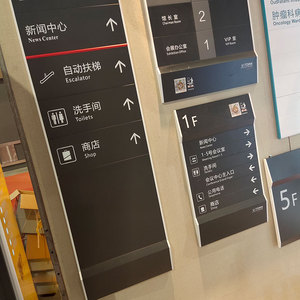 Trần treo hướng dẫn hướng dẫn trung tâm mua sắm bãi đậu xe sân bay thiết bị đầu cuối Sử dụng LED cách tìm kiếm dự án dấu hiệu sân bay signage - Product Image 6