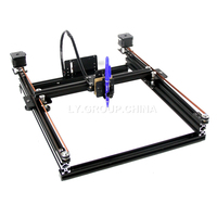 Robot Trazador XY de Escritorio Tipo Marco Desmontado LY con Polea de Correa para Dibujar y Escribir con Bolígrafo, Área de Grabado A0 A1 A2 A3 A4, 12V