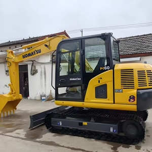 Excavatrice d'occasion Komatsu PC60 PC70-8 PC75-2 PC75-3 importée du Japon, mini-excavatrice sur chenilles Komatsu PC60 de 6 tonnes - Product Image 1