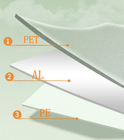 Sacs sous vide PEAK en Mylar argenté, scellables sur 3 côtés, résistants aux perforations, épaisseur 200/240 microns, pour aliments pour animaux de compagnie