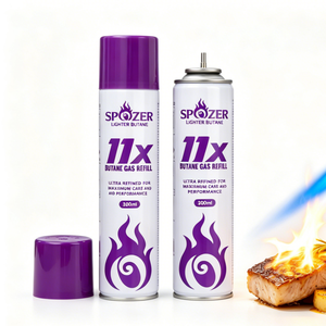 Fast Shipping Portable 5x 7x 11x <strong>Butane</strong> Gas Cylinder 300ml for Refillable Lighter Fuel <strong>Butane</strong> <strong>Canister</strong> for Wholesale - Product Image 1
