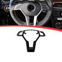 Housse de cadre de volant pour Mercedes Benz C E CLA CLASS W204 W212 W117 C172 C218 2012-2014 pour AMG Style