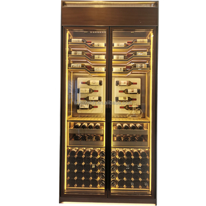 Refrigerador de Vino Personalizado de Acero Inoxidable para Debajo del Mostrador, 2000 mm de Alto x 1080 mm de Profundidad, Sistema de Enfriamiento por Ventilador, para Exteriores, Hoteles - Product Image 5