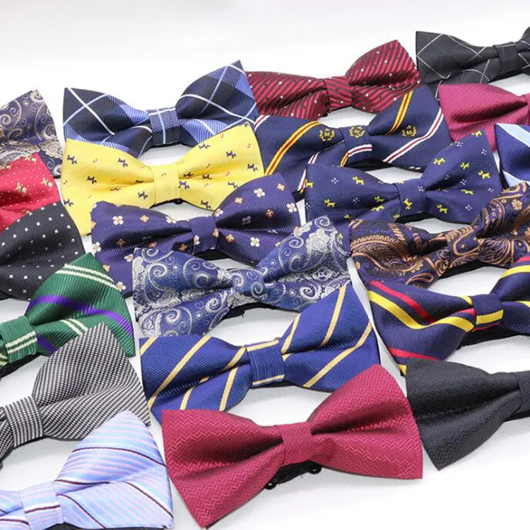 مخصص ربطة القوس فيونكة الاطفال أزياء عارضة الفتيان ربطة القوس فيونكة مجموعة مع شعار البوليستر الشبكة الإيطالية ربطة القوس فيونكة s للرجال