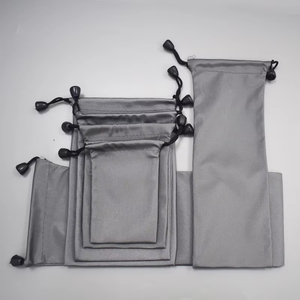 Custom Logo Size <b>Waterproof</b> <b>Drawstring</b> <b>Bag</b> Data Cable <b>Drawstring</b> Pouch Storage Dust <b>Bags</b> for Mobile Phone and Power Bank - Product Image 6