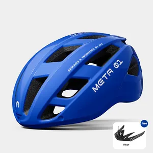 Xunting helm berkendara sepeda gunung, helm perlindungan keselamatan bersepeda gunung elektrik bisa disesuaikan, aksesori sepeda untuk sepeda balap sepeda gunung