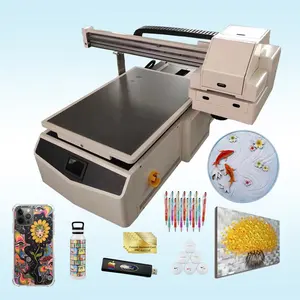 6090 digital custom baik harga masuk akal kertas logam kayu format besar digital uv flatbed printer