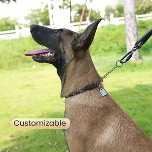 Good Quality PU Shock Waterproof Harness Leash Set For Dog Collar