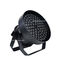 Nouvelle lampe de scène LED PAR haute luminosité, 90 pièces de perles de lampe RGBW 3W quadricolores, boîtier en aluminium moulé, silencieuse