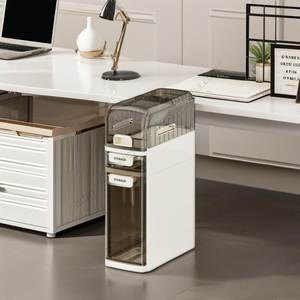 Meuble de rangement étroit en plastique imperméable pour salle de bain, type autoportant, moulé par injection, idéal pour petits espaces - Vente en gros à chaud - Product Image 5