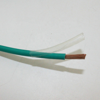 Cable Eléctrico UL758 UL83 THHN THWN de Cobre Aislado con PVC y Revestimiento de Nailon, Calibre 24-2AWG, Sólido y Trenzado, para Conducto Eléctrico