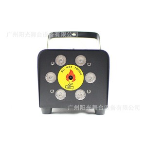 เครื่องพ่นควันขนาดเล็กพร้อมไฟ LED 6 ดวง รีโมทคอนโทรล เครื่องสร้างหมอกพกพาสำหรับงานแต่งงาน ใช้ในร่ม รุ่น YG-12345 - Product Image 3