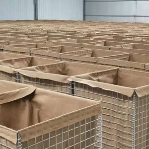 High-Resistance Border <strong>Gabion</strong> Square Welded Galvanized Iron Wire Flood Control Retaining Wall Stone Bag Sand Fill Stone Cage - Product Image 6