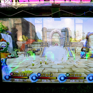 Máquina de monedas grande, juego eléctrico para 4 personas, ciudad, zombi pintado inteligente, equipo de entretenimiento comercial, plástico de 1 año - Product Image 5