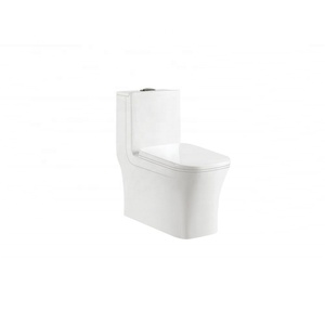 Inodoro Moderno de Cerámica de Una Pieza con Taza Cuadrada, Drenaje en S y Doble Descarga, Directo de Fábrica, para Villa - Product Image 4