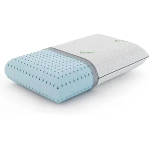 Atacado massagem látex memory foam pillow
