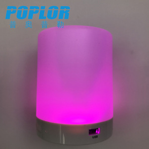 ไฟลำโพง Poplor พร้อมระบบควบคุมแบบสัมผัส เปลี่ยนสี RGB ใช้เป็นไฟกลางคืน รองรับการ์ด MicroSD - Product Image 2