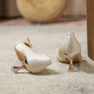 Factory Wholesale <b>Pumps</b> Latest Design Bowknot Elegant Women Lady Low Heels Shoes - Product Image 4