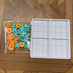 Juego de Mesa Clásico Tic-Tac-Toe de AJB, Tablero de 3x3 para el Primer Juego de Estrategia de Tic-Tac-Toe para Niños, Fácil de Transportar - Product Image 3