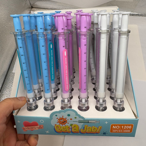 新奇搞笑注射疫苗中性笔 - Product Image 1