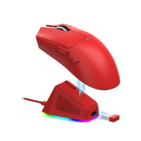 ATTACK SHARK X11 Mouse Gaming Nirkabel Ringan dengan Dock Pengisian Daya RGB 5 Tombol yang Dapat Diprogram untuk PC/Mac