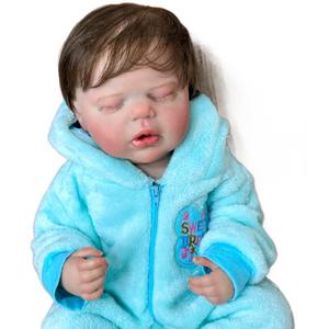 ตุ๊กตาเด็กทารกแรกเกิด19นิ้วสุดฮอตทำมือเหมือนจริงเหมือนจริงตุ๊กตาทารกแรกเกิดสัมผัสนุ่มน่ากอดสำหรับของเล่นเด็กผู้หญิงเด็กผู้ชาย - Product Image 1