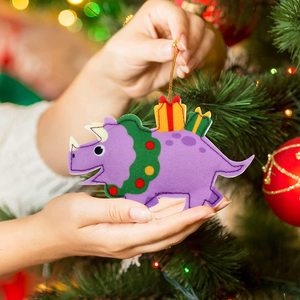 Nouveau style de feutre arbre de noël <span class=keywords><strong>calendrier</strong></span> de l'<span class=keywords><strong>avent</strong></span> 3 pieds bricolage ornement ours ensemble - Product Image 6