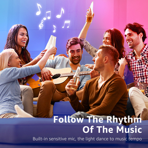 Aigostar แถบไฟ LED อัจฉริยะ10ม. ซิงค์เพลงทำงานร่วมกับ Alexa และ Google Home 5M 2ชุด (อะแดปเตอร์2ตัว) - Product Image 3