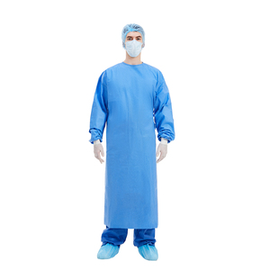 Hubei Haixin Disposable Surgical <strong>Gowns</strong> Waterproof Nonwoven Soft <strong>Isolated</strong> <strong>Gowns</strong> SMMS EN13795 Micropore Surgeon <strong>Gown</strong> Manufacturer - Product Image 2