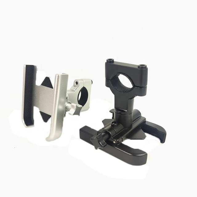 Universal 360 Adjustable Aluminum Alloy Waterproof Bike/Motorcycle Handlebar Fix Phone Mount Holder