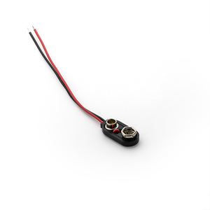 9V pin Clip chì dây chủ Dây cáp t-loại 9V pin Snap nối Clip 9V Pin kết nối - Product Image 4