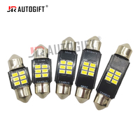 Ft Led 28mm 31mm 36mm 39mm 41mm C5W 3020 6SMD Voiture Festoon Dôme Intérieur Liseuse Carte Lampe Ampoule Canbus Sans Erreur 12-24V
