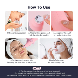 Mini Handheld Version Blackhead Removal Microdermabrasion Diamond <b>Machine</b> Acne Comedo for Beauty Salon Skin Care Device - Product Image 5