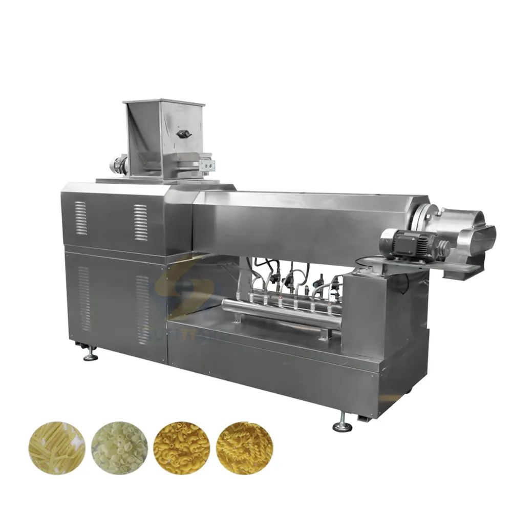 Graan Snacks 2d 3d Gefrituurde Snack Pellet Plant Pasta Macaroni Extruder Productielijn