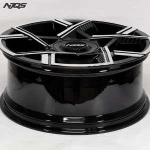 Jantes en aluminium forgé noir usiné NJQS avec capuchon flottant RR pour Rolls-Royce Ghost 2015, couleurs personnalisées - Product Image 6