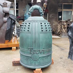 Logam Antik Religius Kuningan Perunggu Hitam Gereja Pintu Bel Dering untuk Dijual - Product Image 6