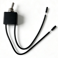 Interrupteur à bascule étanche pré-câblé SPST ON-OFF 20A 12V / 10A 24V DC pour bateau, yacht, camping-car, véhicule tout-terrain