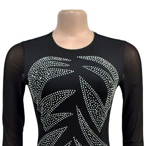 Vestidos de moda para mujer, sexys, ajustados, sin espalda, con pedrería, de manga larga, de color liso, con detalles de perforación, ecológicos y lavables. - Product Image 6