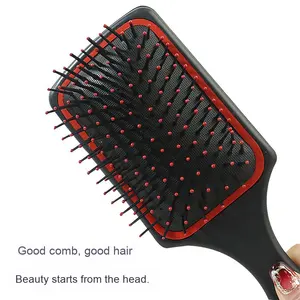 Airbag antistatique <span class=keywords><strong>de</strong></span> peigne <span class=keywords><strong>de</strong></span> massage ionique <span class=keywords><strong>de</strong></span> haute qualité avec boucle intérieure en plastique pour une utilisation à la maison <span class=keywords><strong>de</strong></span> cheveux bouclés - Product Image 4