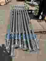 Étais télescopiques en acier galvanisé réglables en hauteur de 1,8 m à 5 m avec capacité de charge de 2000 kg à 3000 kg pour atelier et utilisation extérieure