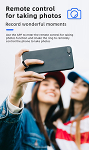 Anillo Inteligente de Cerámica con Control por APP <span class=keywords><strong>y</strong></span> NFC, R20, Monitor de Actividad Física, Frecuencia Cardíaca, Oxígeno en Sangre, Monitoreo del Sueño, Fotografía Remota - Product Image 5
