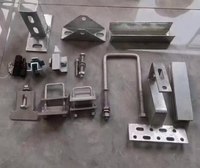 Rail et support de fixation pour panneaux photovoltaïques galvanisés à chaud sur mesure pour ferme solaire, accessoires de montage robustes